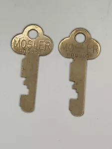 Vintage Mosler "Safe Deposit Box" Key Lot - Picture 1 of 2