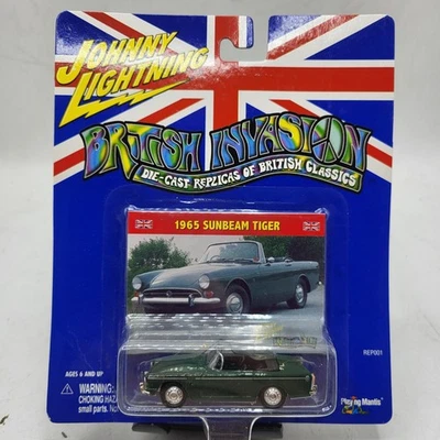 Johnny Lightning - British Invasion - 1965 Sunbeam Tiger Green - 1:64 Diecast  - Image 1 of 3