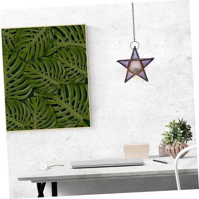 Purple Star Candlestick - Decorative Candle Holder for Party, Home - Image 1 of 4