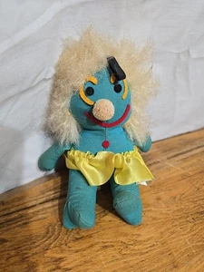 Peluche pupazzo troll cultura pop "Kookie" anni '60 RARO! - Foto 1 di 8
