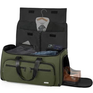 Convertible Garment Bag Carry on 3 in 1 Garment Duffle Bag 51L Hanging Suit T... - Picture 1 of 8