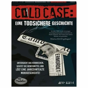 ThinkFun Cold Case: Una historia a prueba de muerte juego mental juego de rompecabezas a partir de 14 años - Imagen 1 de 4