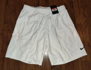 Nike Court Dri-FIT 9" Tennis Shorts Men's Large White CJ1581-100 NWT Pickleball - Picture 1 of 4