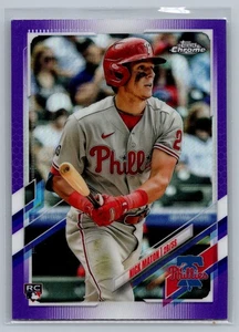 2021 Topps Chrome Update #USC77 Nick Maton Purple Refractor Phillies - Picture 1 of 2