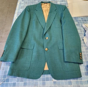 Jack Nicklaus Sport Coat Jacket Mens Half Lined Vintage Masters Green Golf - Picture 1 of 14