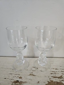 2 Vintage Walt Disney Winnie Puuh Weinkelche 8 Unzen Brille - Bild 1 von 7
