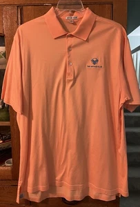 Camisa polo de golf Peter Millar Crown naranja talla XL “The Vintage Club” - Imagen 1 de 7