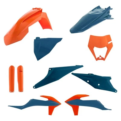 Acerbis 2791547302 Full Plastic Kit Orange/Dark Blue - Image 1 of 2