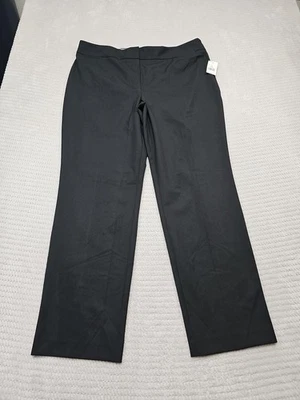 Pantalones de vestir The Limited para mujer 16 negros calce recto nuevos Foto 1 de 4
