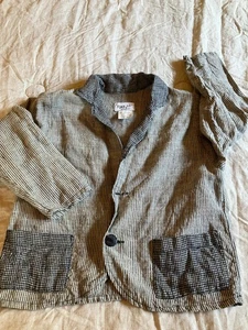 Flax Seeds by Jeanne Angelheart Boy's 100% Linen Blazer. Small (4-6 years) - Picture 1 of 11