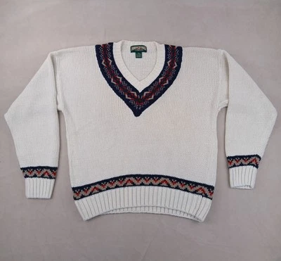 Suéter American Eagle XL Para Hombres Cuello en V Cricket Grueso Tejido 22x25 De Colección Foto 1 de 4