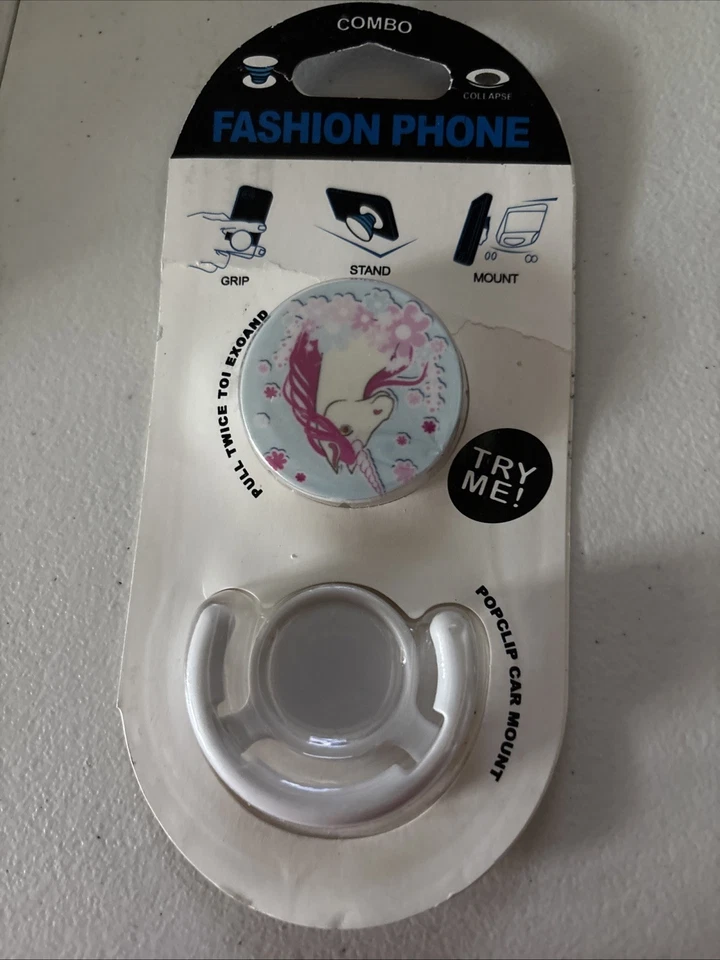 Fashion Phone Stand & Phone Grip United States Flag Unicorn - Image 1 of 2