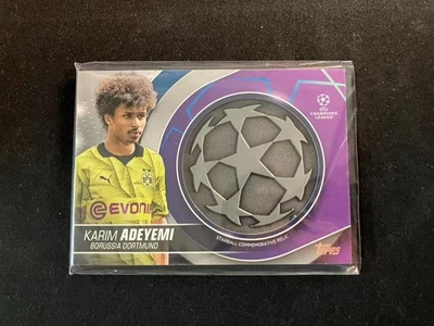 2023-24 Topps UCC Soccer Starball Commemorative Relic #SC-KA Karim Adeyemi - Image 1 of 2