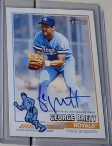 2025 Heritage George Brett 1976 Redefined SSP on card auto 1 in 9,388 - 76/76 - Picture 1 of 2