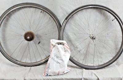 Shimano 600 Ultegra Tricolor Group Set Wheels FD RD 170mm Crankset Look Downtube - Image 1 of 4