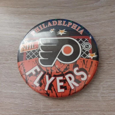 3" Round 90's Era Philadelphia Flyers Button - Image 1 of 2