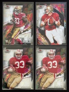2024 Topps Finest Football - San Francisco 49ERS Team Lot of (4) J.Cowing ++ - Bild 1 von 4
