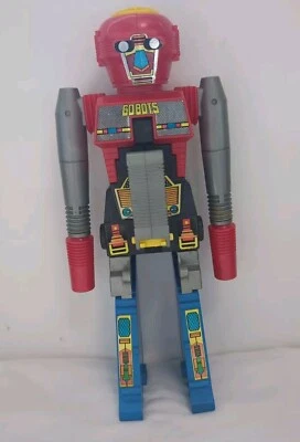 De colección 1980 Arco Gobots Rogun Robot Transformador Doble Cañón Capgun Rifle Foto 1 de 4