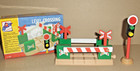 neu: Bahnübergang, Level Crossing, Holz, für Eisenbahn, Holzeisenbahn, woodyland