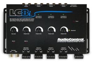 Audiocontrol LC8i Black 8 Channel Line Output Converter Aux Input for Amps & Sub - Picture 1 of 2