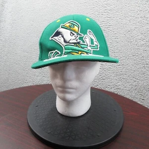 Notre Dame Fighting Irish Snapback Cap Hat Green Zephyr Big Logo Bill University - Picture 1 of 9