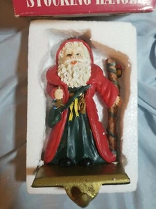  Yuletide Traditions Holiday Stocking Hanger Santa Claus St.Nick  - Bild 1 von 5
