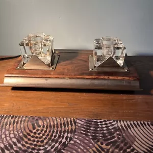 Nécessaire de bureau double encrier porte stylo - Bild 1 von 10