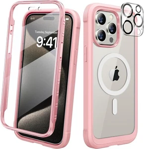 Diaclara magnetyczna zaprojektowana do etui iPhone 15 Pro, kompatybilna z wbudowanym MagSafe - Zdjęcie 1 z 7