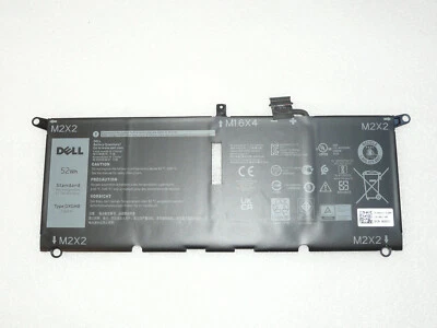 NEW GENUINE DELL XPS 7390 9370 9380 INSPIRON 7391 52Wh BATTERY G8VCF DXGH8 H754V - Image 1 of 4