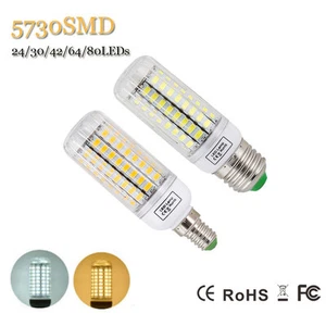 E27 E14 Led Corn Lamp SMD 5730 Bulbs Candle Light 110V 7W 12W 15W 20W 25W 35W - Picture 1 of 12