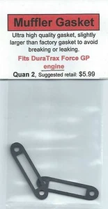 DuraTrax Force GP Exhaust/Muffler Gasket 2 Pack NIP - Picture 1 of 1