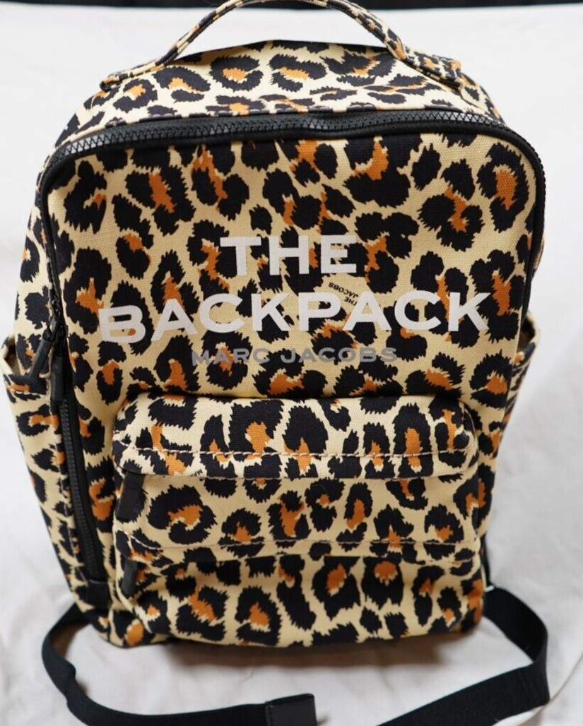 RARE Leopard Print THE BACKPACK by Marc Jacobs Backpack | eBay RARE Leopard Print THE BACKPACK by Marc Jacobs Backpack | eBay