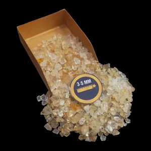 Citrine Coarse Crushed Natural Gemstone 3-5mm For Jewelry Making Women Gift - Picture 1 of 7