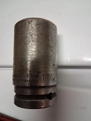 1 5/16" Wright 6942 3/4 inch Drive Impact Socket Deep Socket - Image 1 of 4