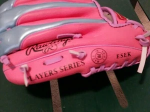 Rawlings PL158PB Pink Baseball Glove - Right Hand Thrower - 9 inches Girls - Picture 1 of 9