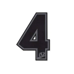 Virtue Paintball Luggage Number Patches Black / Grey - 4 - Picture 1 of 1