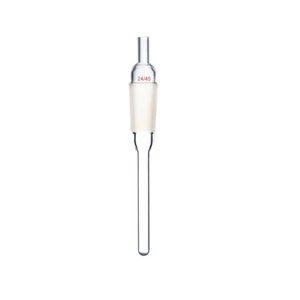 100mm 24/40 Glass Thermometer Adapter Lab Thermometry Tube With Narrow Mouth - Picture 1 of 5