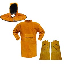 Saldatura a lungo cappotto Abbigliamento protettivo Abbigliamento con guanti