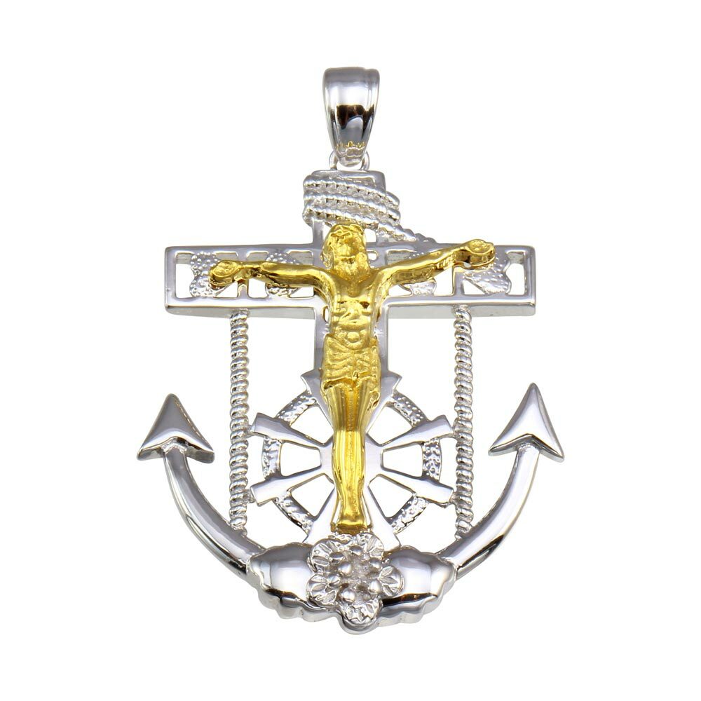 925 Sterling Silver Two Tone Mariner 