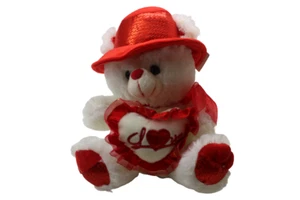 Bär Teddy Plüsch Herz Geschenk Stofftier Tag Tier Liebe Valentinstag rot Spielzeug - Bild 1 von 11