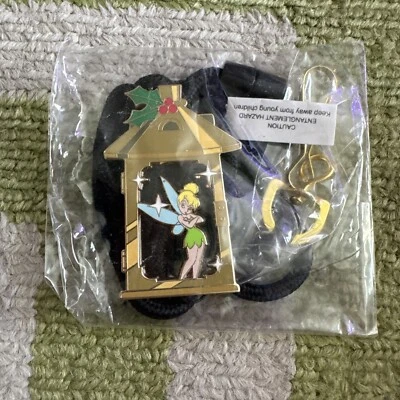 Disney Cast Member Exclusive - Tinker Bell Lantern Holiday Bolo Lanyard NEW RARE - Image 1 of 4