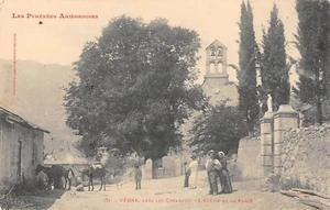 CPA 09 VEBRE PRES LES CABANNES EGLISE ET PLACE - Picture 1 of 1