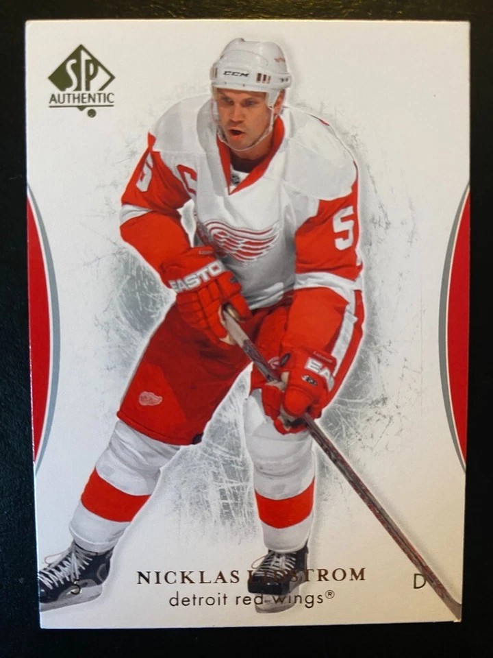 Nicklas Lidstrom 2007-08 SP Authentic Hockey UD #98 Detroit Red Wings - Image 1 of 2