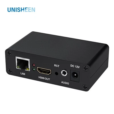 Decoder video HDMI H.264 H.265 SRT/RTSP/RTMP/UDP decoder LAN HD live streaming - Immagine 1 di 4
