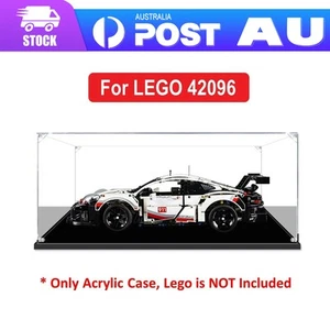 Display Case for LEGO 42096 Porsche 911 RSR Figure Storage Dust Proof Glue Free - Picture 1 of 10