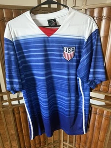 USA AMERICA SOCCER FOOTBALL  AIS Large JERSEY SHIRT - Picture 1 of 8
