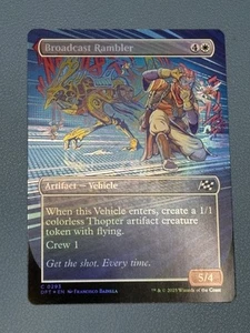 Broadcast Rambler (Borderless) Foil Aetherdrift DRF MTG - Picture 1 of 1