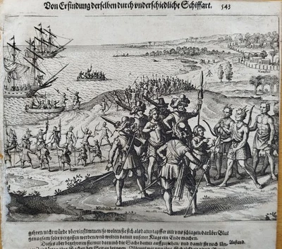 Viajes a Virginia (C) # Gottfried New World America # 1655 Foto 1 de 2