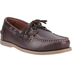 Zapatos de barco Sperry Tacoma de cuero marrón para hombre - Imagen 1 de 5