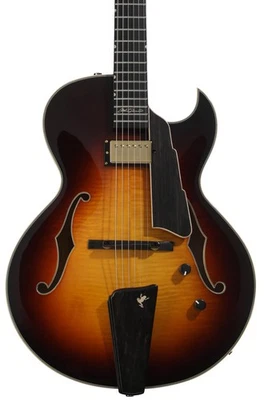 Guitarras Eastman AR480CE John Pisano Edición 30 Aniversario Archtop Cuerpo Hueco Foto 1 de 4